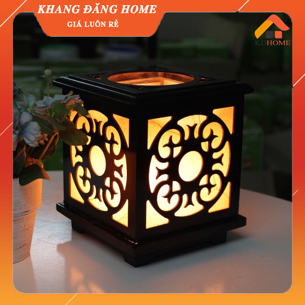 Đèn xông tinh dầu gỗ size to M0093