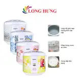 Nồi cơm điện nắp gài Sharp 1.8 lít KS-181TJV/"AB"/"BM"/"PB" - Hàng chính hãng - Màu sắc tinh tế, thiết kế nhỏ gọn, công suất 700W