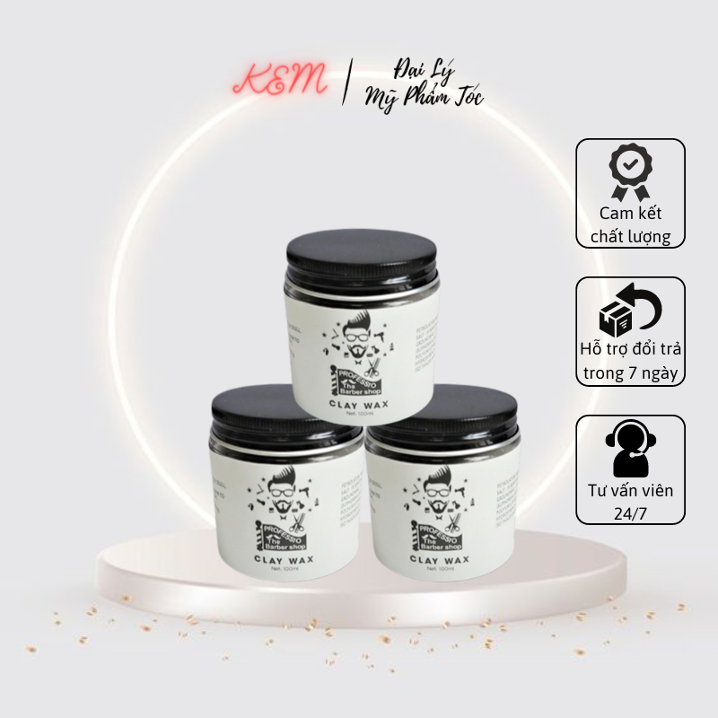 Sáp clay wax - Phiên bản Barber giữ nếp 10/10