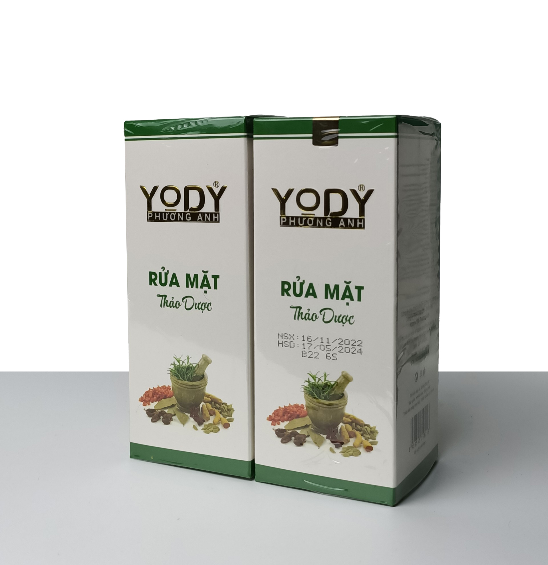 Bột rửa mặt thảo dược phương anh hàng chính hãng yody white