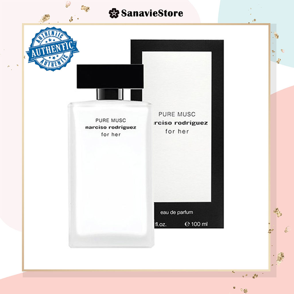 Nước hoa narciso trắng, narciso pure musc for her edp, mẫu thử nước hoa nữ 2ml, 5ml, 10ml chính hãng