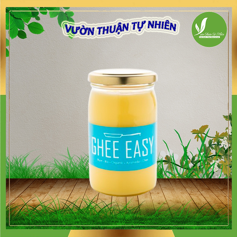 Bơ Ghee hữu cơ cao cấp 245 Ghee Easy (Hũ)