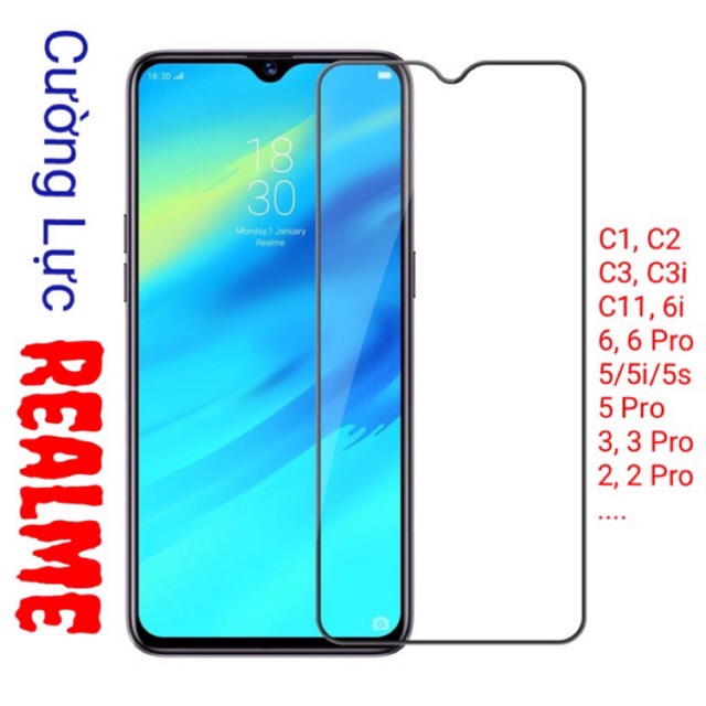 [HCM]Miếng Dán Cường Lực Remax Bảo Vệ Màn Hình Realme 6 6 Pro 6i 5/5s/5i 5 Pro 3 2 C1 C2 C3/C3i C15/C12/C11