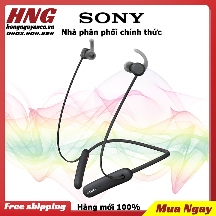 {Voucher 20K + phí vận chuyển} Tai nghe bluetooth không dây Thể thao Sony WI-SP510 (Đủ màu) - Hàng phân phối trực tiếp chính hãng - Bảo hành 1 năm toàn quốc