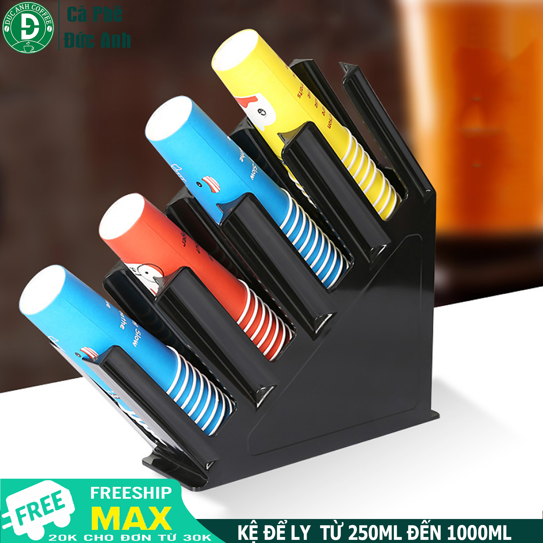 Kệ để ly tiện lợi dùng để ly cà phê  trà sữa mang đi take away