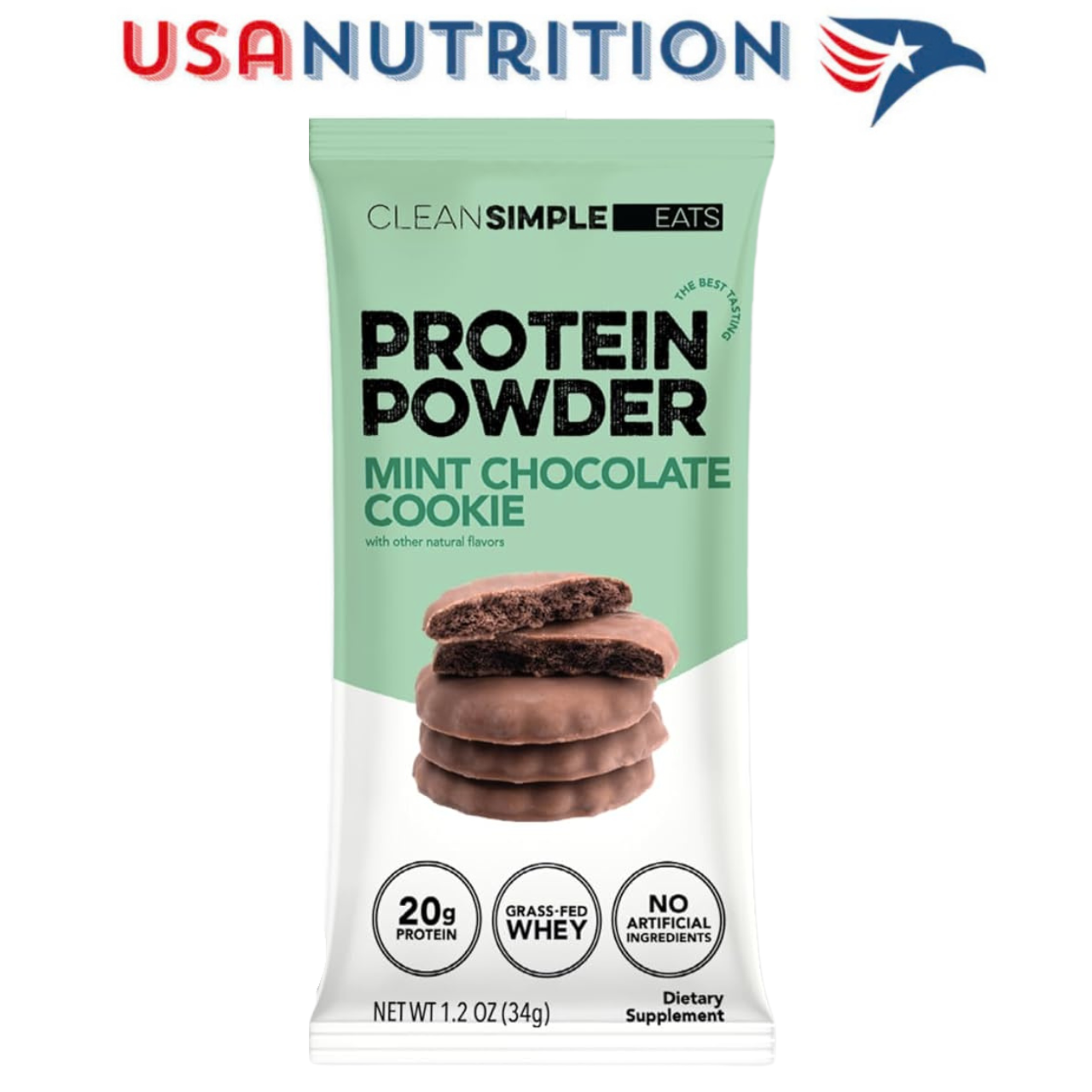  Whey Protein có hương vị ngon ƞhất 100% Grass-Fed Isolate: ''Clean Simple Eats" : gói SAMPLE 