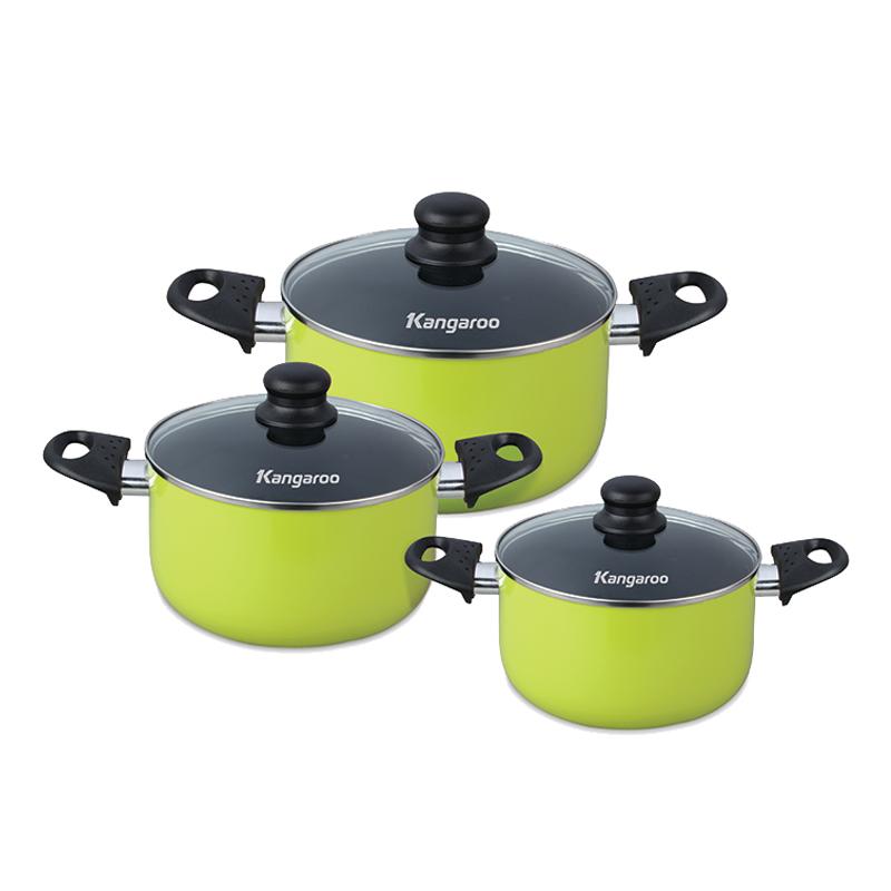 Bộ nồi nhôm kangaroo kg931