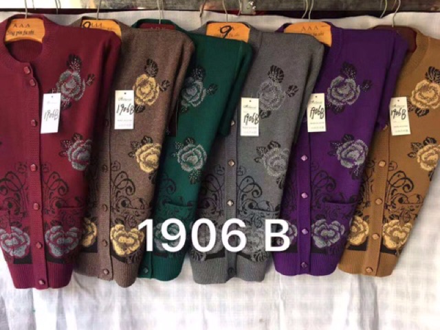 [HCM][Kiều Trần Shop] Áo khoác len bông bà già