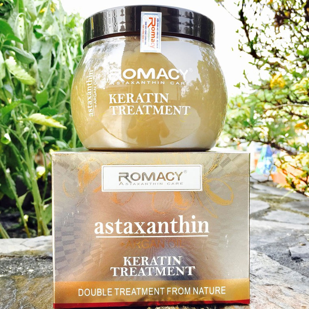Kem Hấp Ủ Tóc Hũ Phục Hồi KERATIN ROMACY Có Thành Phần Agan Collagen 500ML, Dầu hấp Tóc giúp tóc Mềm Mượt