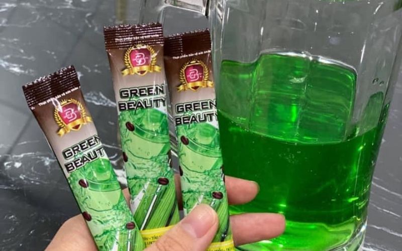 Nước ép Cần Tây GREEN BEAUTY Vị Cafe - Diệp lục cần tây vị cafe - 30 gói