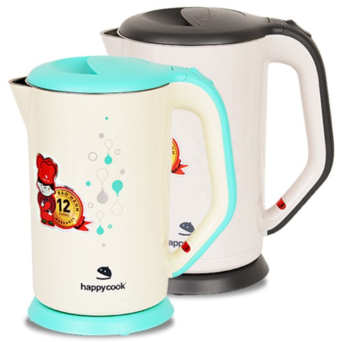 Ấm siêu tốc happy cook hek-17wf 1.7l - bảo hành chính hãng