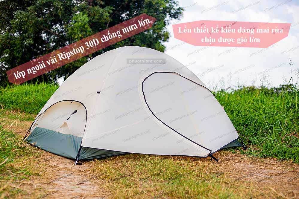 lều Eureka Juno 4 người bản Ripstop chống mưa chống gió cực kỳ tốt