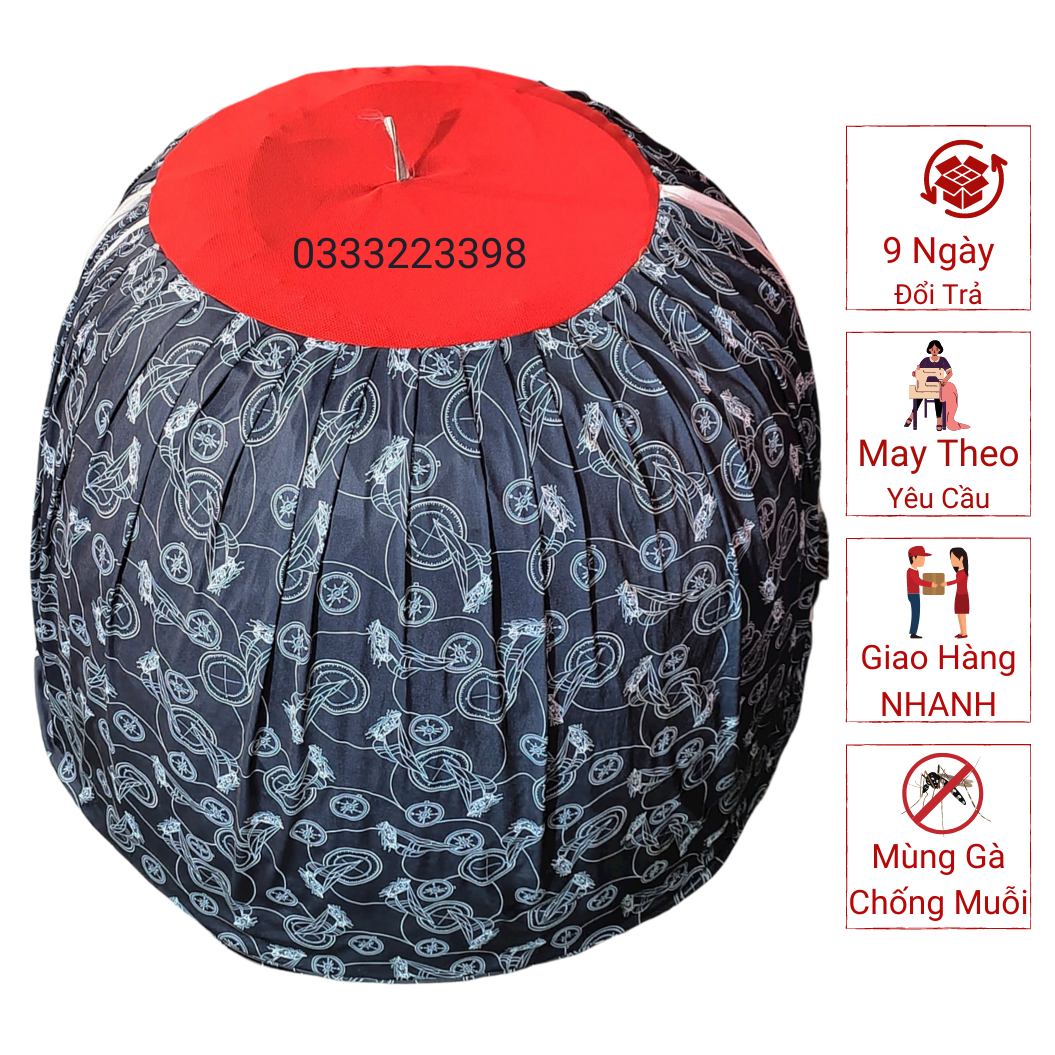 Mùng gà chọi 5 cái bội lớn lồng to bự 1.1 mét.