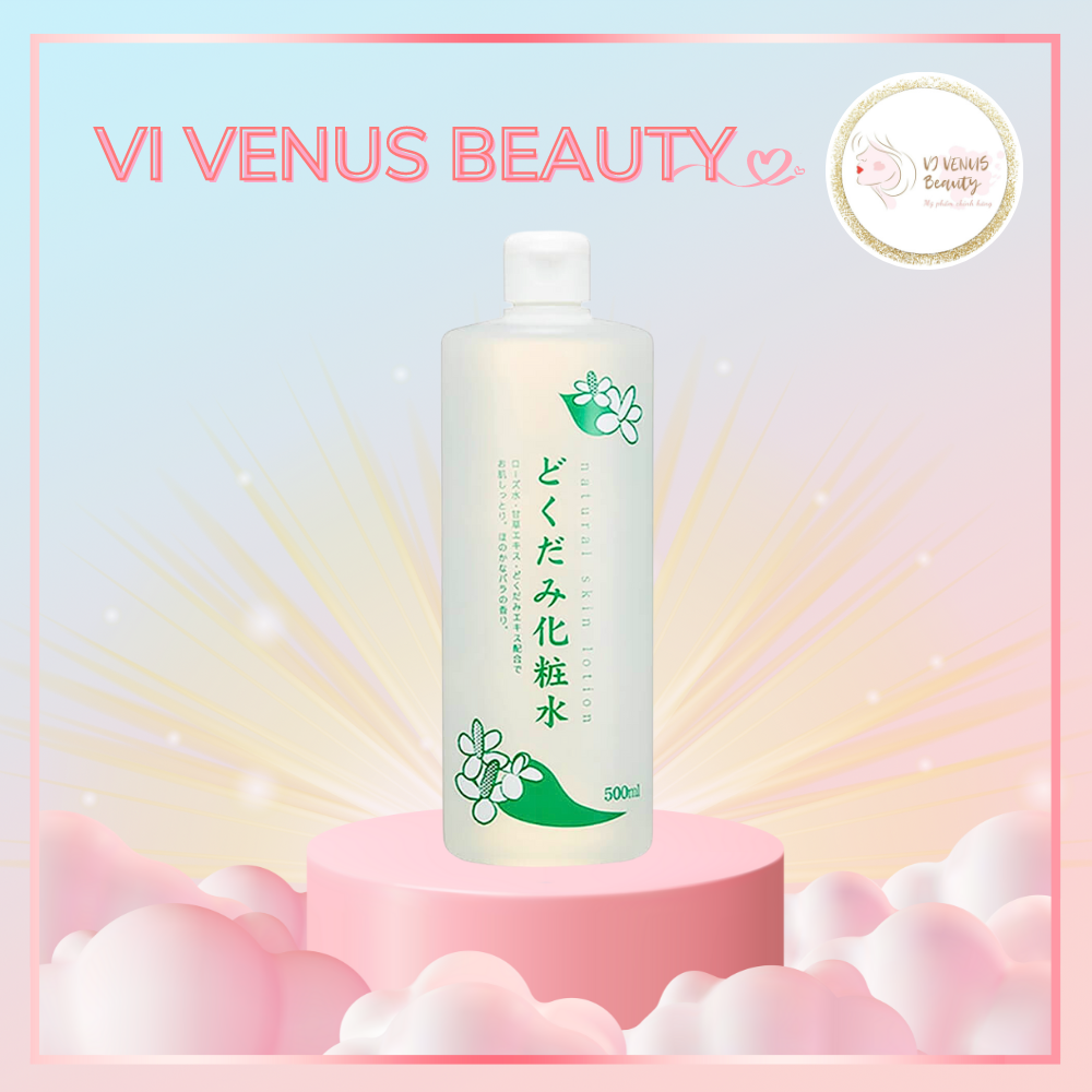 Nước Hoa Hồng Diếp Cá CHINOSHIO Dokudami Natural Skin Lotion 500ml Giảm