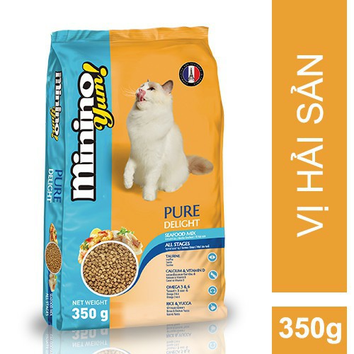 Minino vị hải sản 350gr - Thức ăn Cho Mèo mọi lứa tuổi
