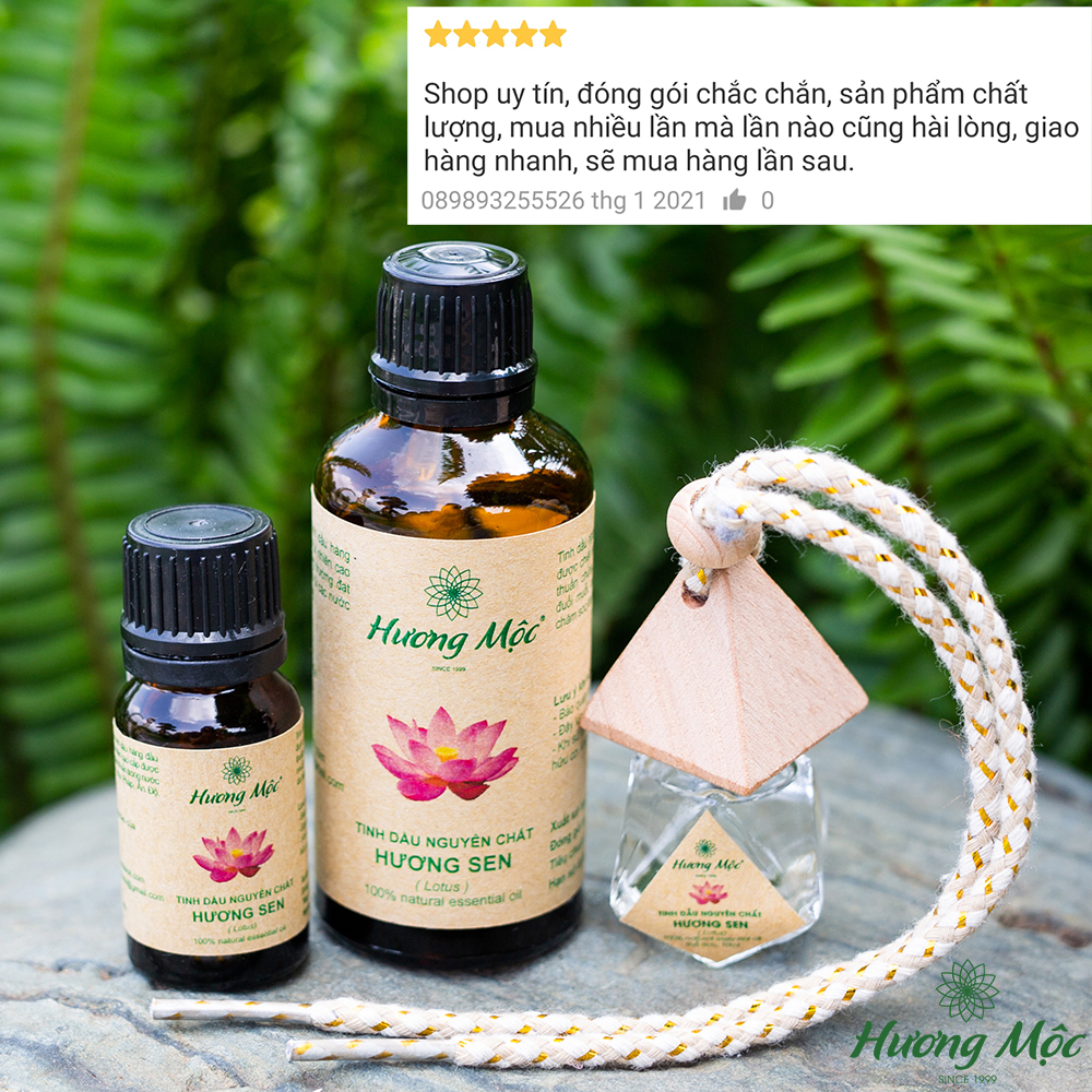 Combo Tinh dầu Hương Sen Hương Mộc | Lotus Essential Oil - Chất lượng cao - Có kiểm định COA