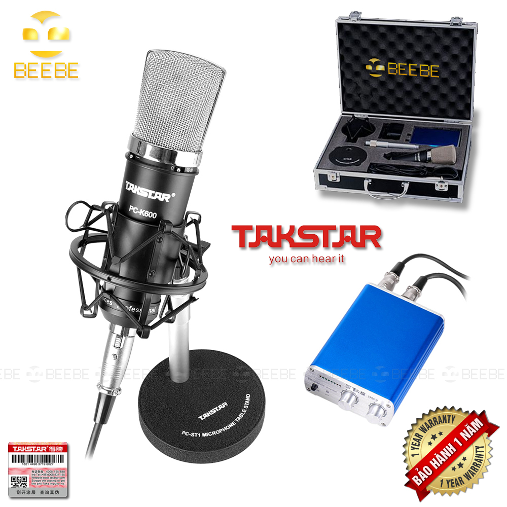 PC-K600 - Mic Thu Âm Cao Cấp, Hát Karaoke Online Hãng Takstar