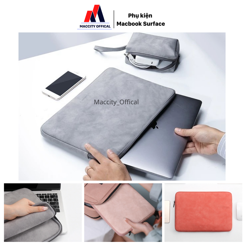 Túi chống sốc laptop macbook nhỏ gọn kèm túi nhỏ Taikesen. Túi đựng laptop macbook chống sốc 13inch, 14inch, 15inch, 15.6inch-TKS02