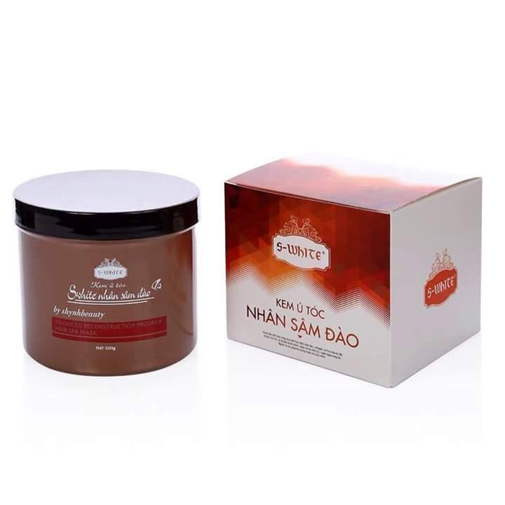 kem Ủ tóc hấp dầu lạnh Nhân Sâm Đào Swhite 500g