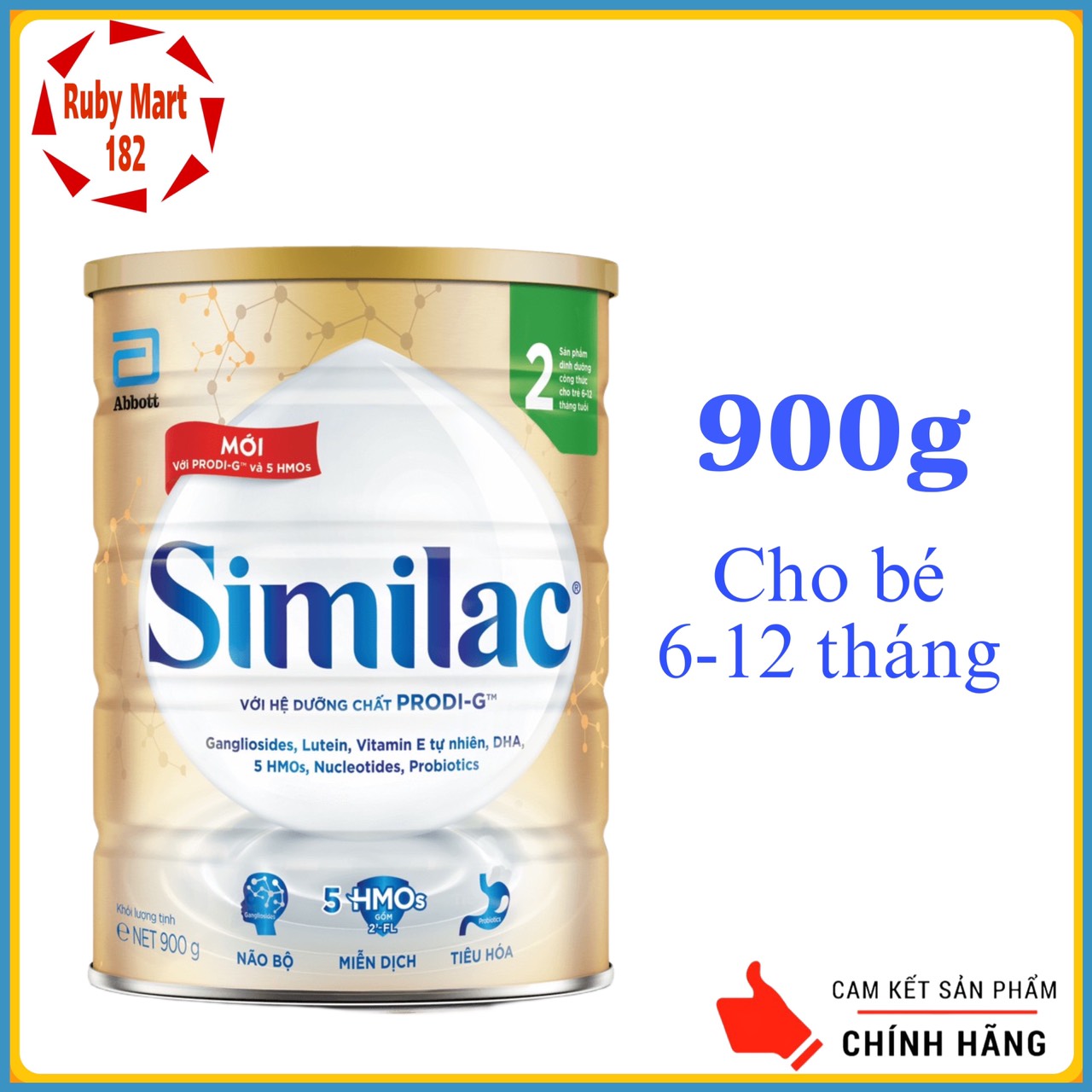 Sữa bột similac 5g lon số 2 lon 900g