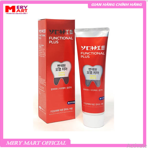 Kem đánh răng Hàn Quốc YCHIE FUNCTIONAL PLUS ngừa sâu răng ố màu