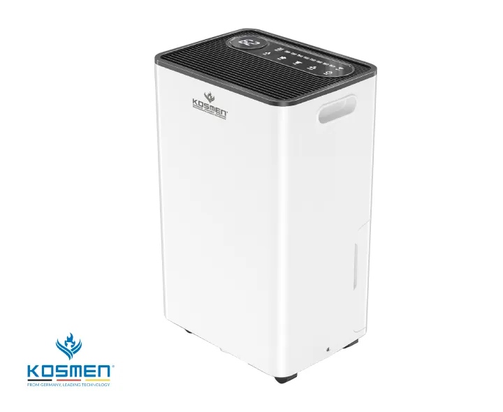 Máy hút ẩm dân dụng Kosmen KM-60S, máy hút ẩm tích hợp lọc không khí,chế độ hẹn giờ, tự chọn độ ẩm, tự động ngắt – Thương hiệu Đức bảo hành 24 tháng