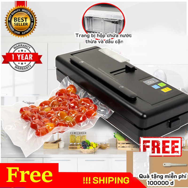 Máy Hút Chân Không Thực Phẩm Kiêm Hàn Miệng Túi P280 Không Kén Túi Hút Được Nhiều Loại Bao Bì, Bọc Hút, Túi Hút, Hút Khô Và Hút Ướt - Dễ Dàng Sử Dụng Hàng Chính Hãng [Bảo Hành 12 Tháng]