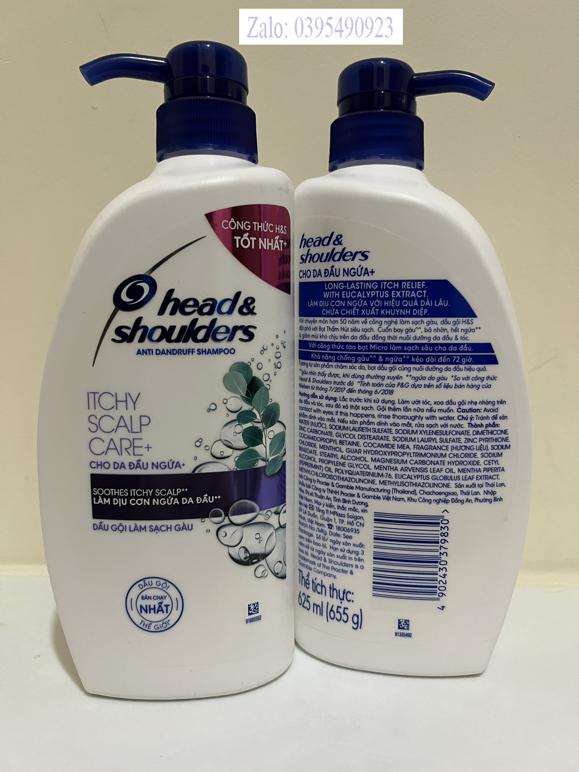 Dầu gội head&shoulders da đầu ngứa - 625ml