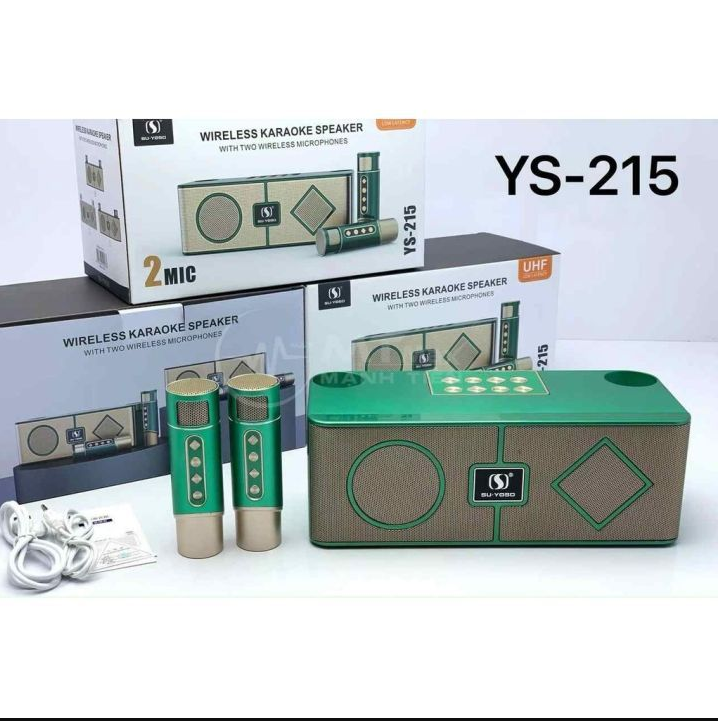 Loa bluetooth karaoke, Loa hát karaoke mini, Loa karaoke mini YS-215 Thiết kế được nhỏ gọn, chức năng rất đa dạng và tương đối đầy đủ. Bạn có thể dùng để nghe nhạc, làm loa trợ giảng. bảo hành 12 tháng.
