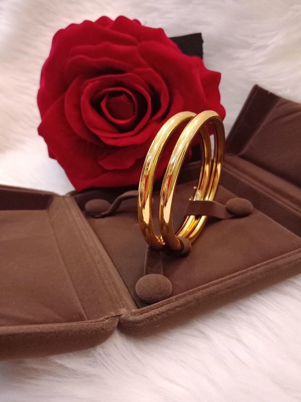 [Cặp Vòng Tay Bọng Vàng 18k Có Khóa] [CAM KẾT KHÔNG ĐEN KHÔNG NGỨA] - Trang Sức Givi - VT09082015 - vong tay bang vang 18k dep, vong deo tay vang 18k dep, nhung bo nu trang vang dep, vong vang tay dep, trang suc cuoi dep, ximen vang