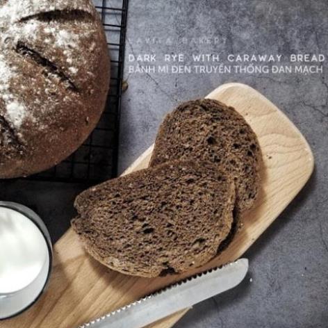 Bánh mì đen đan mạch ăn kiêng giảm cân dark rye 300gr