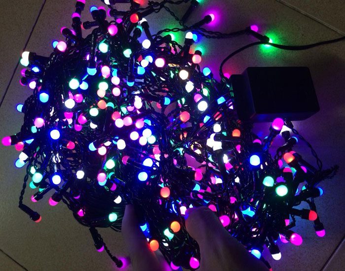 Dây đèn led trang trí có chớp 100m