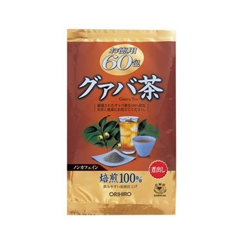 Trà Giảm Cân Tinh Chất Lá Ổi Orihiro Guava Tea của Nhật - Trà giảm cân Orihiro Guava Túi 60 Gói