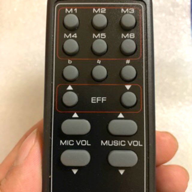 Điều khiển Remote vang số X5 X6 - Hàng bóc máy mới 100%