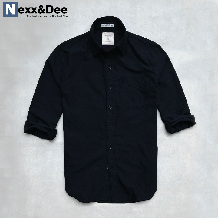 [Hcm]Áo Sơ Mi Nam Tay Dài Denim Màu Trắng Phù Hợp Công Sở Hai Túi Nam Vải  Oxford Jean Cao Cấp | Lazada.Vn