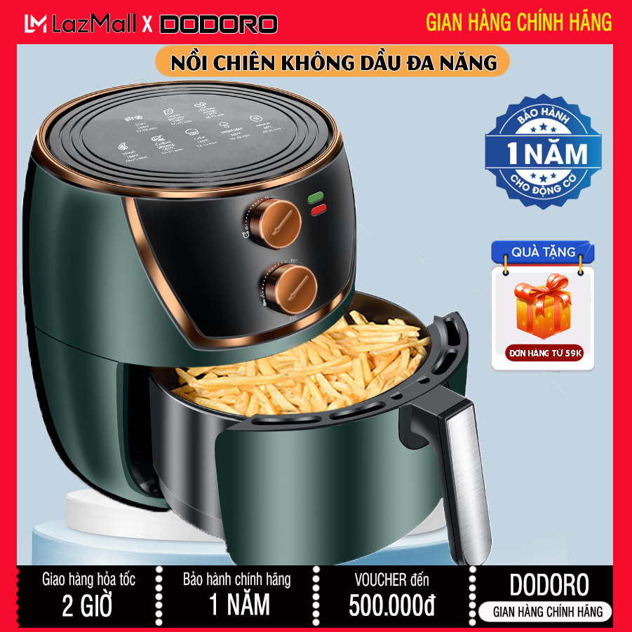 [HÀNG TỐT] Nồi Chiên Không Dầu CAMEL/DODORO dung tích 7- 12L - BẢO HÀNH 1 NĂM, noi chien không dầu, nôi chiên không dầu, nôi chien không dầu, noi chien ko dầu, air fryer, lò chiên không dầu, nồi chien không dầu, lò nướng không dầu