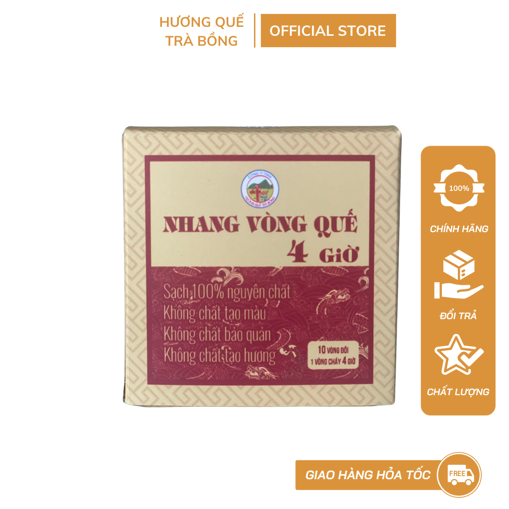 Nhang vòng quế trà bồng 4 giờ,