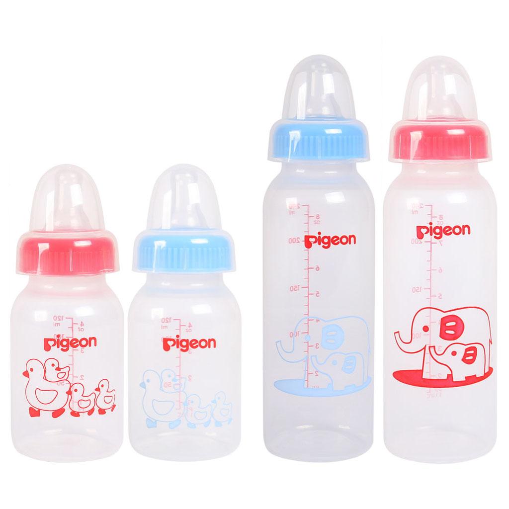 Bình Sữa Pigeon Nhựa PP Tiêu Chuẩn 120/240ml