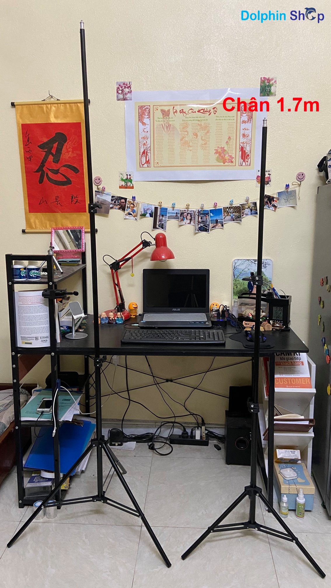 Chân Đèn Studio, Chân Đèn Flash Cho Chụp Ảnh, Quay Phim, Chân Đèn Livestream