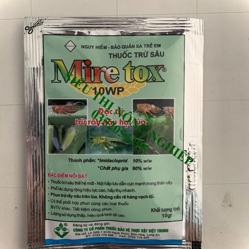 Miretox 10wp trừ bọ trĩ - rầy nâu