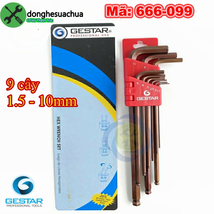 Bộ lục giác đầu bi gestar 666-099