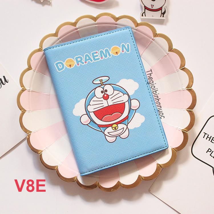 Vỏ Đựng Hộ Chiếu Passport Cover HOẠT HÌNH DOREMON V8