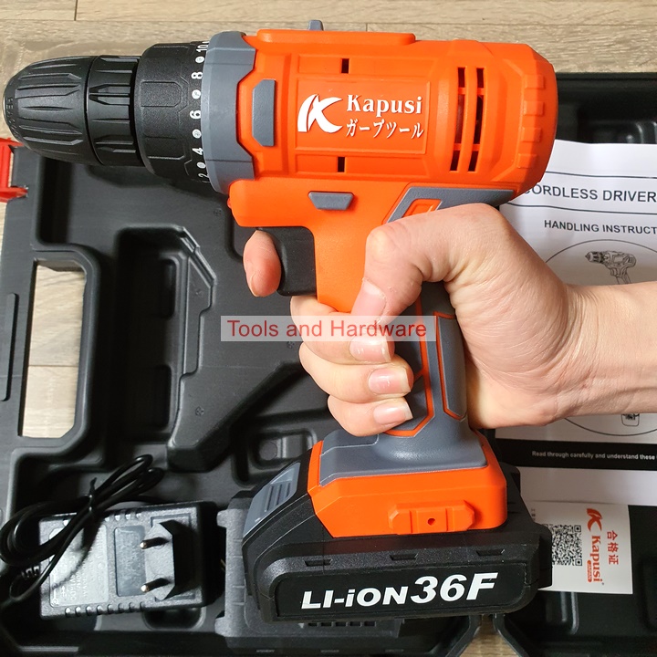 [Ảnh thật] [Chính hãng] Máy khoan pin hãng Kapusi Japan cao cấp 36V, Mô tơ lõi đồng, Bảo hành 12 tháng, Có 25 chế độ cấp trượt, Có đèn led, may khoan pin nhat bai, máy bắt vít