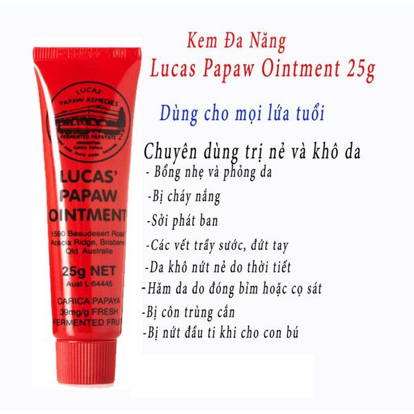 Kem bôi đa năng Lucas của Úc 25g