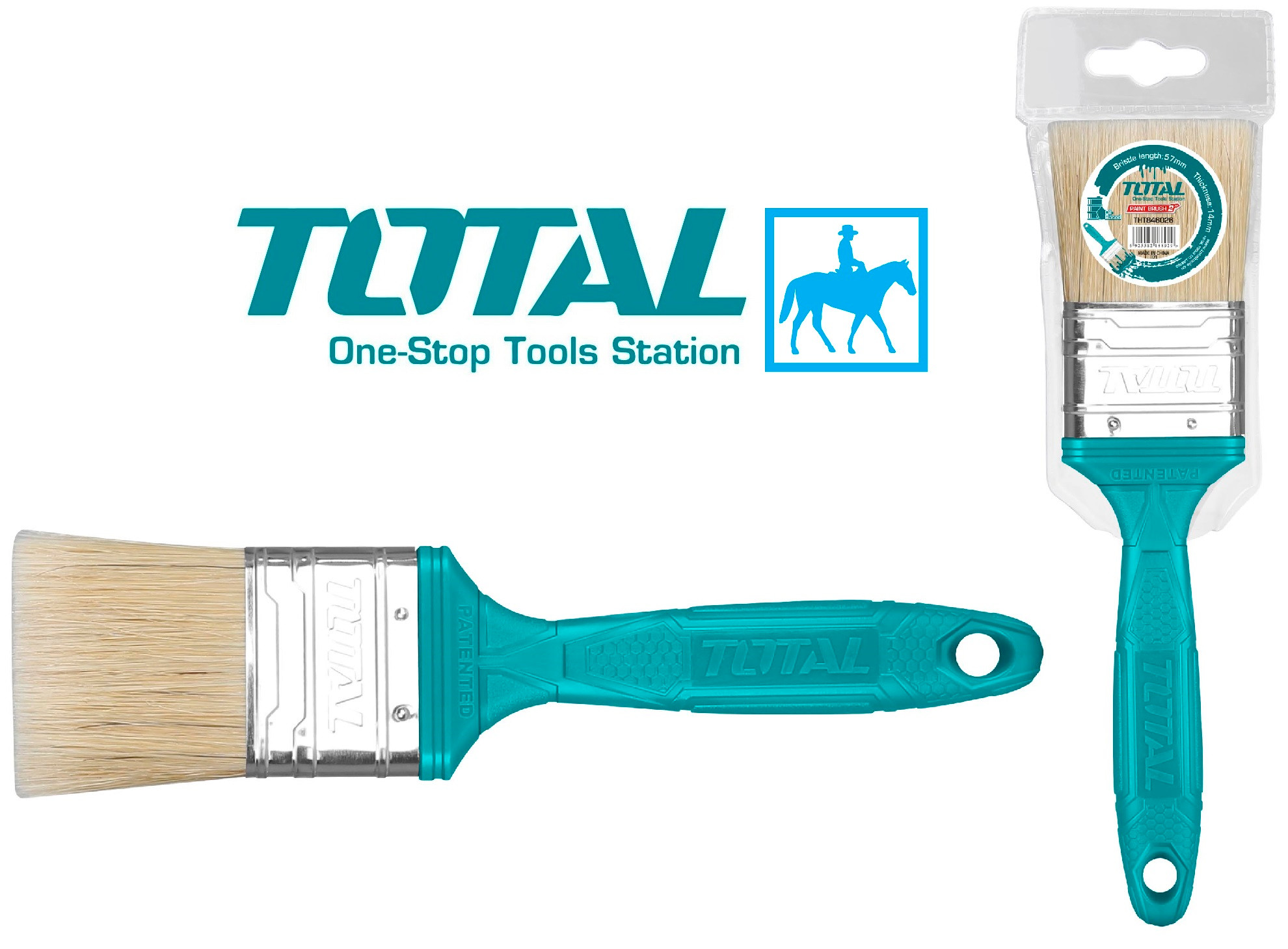 Cọ sơn 2 inch 50mm paint brush total chính hãng tht846026 - tht846026 chất lượng đảm bảo an toàn đến sức khỏe người sử dụng cam kết hàng đúng mô tả