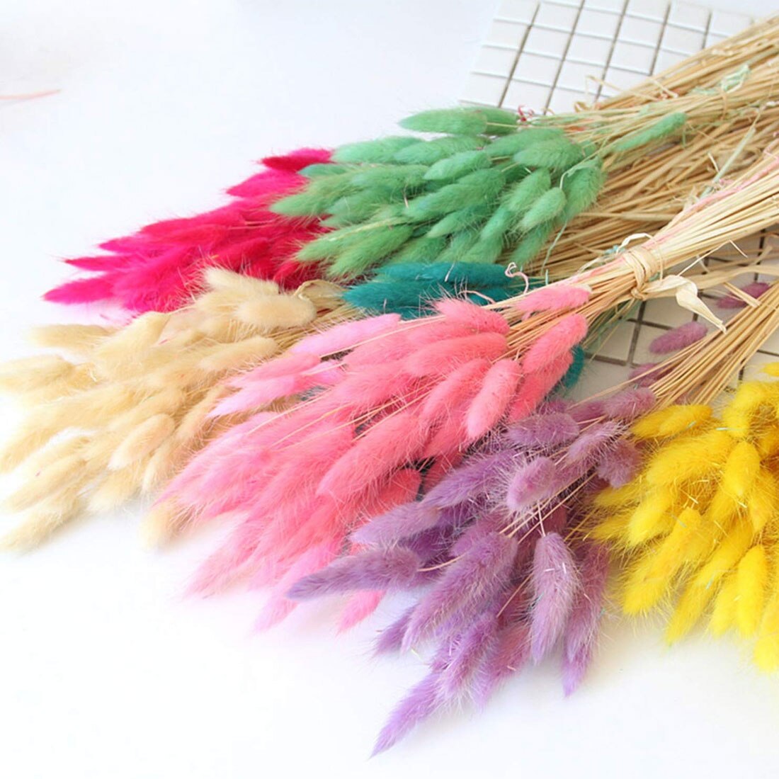 ( 15 bông ) hoa đuôi thỏ - hoa khô thủ đức trang trí