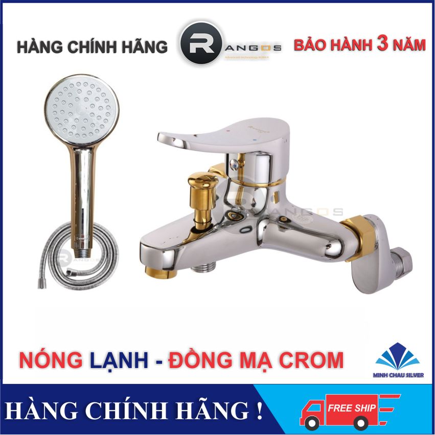 Bộ sen tắm nóng lạnh Rangos RG-02S kèm đầy đủ phụ kiện