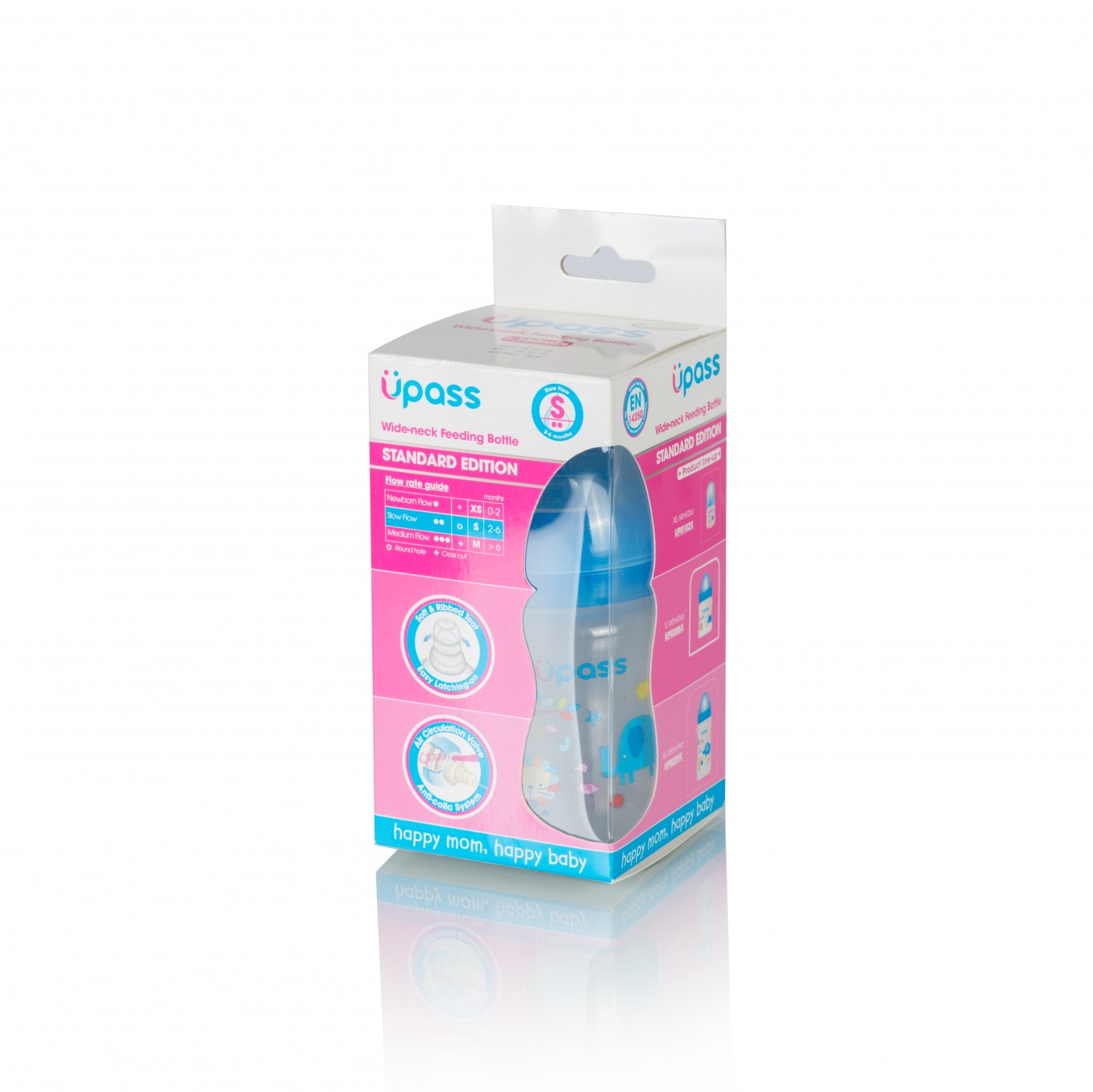 Bình Sữa Cổ Rộng 160ml UP0205X (Made in Thái Lan)