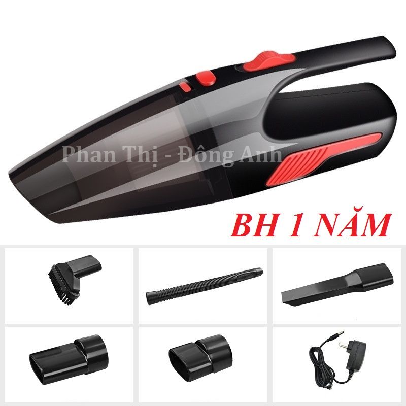 Máy hút bụi cầm tay, máy hút bụi không dây pin sạc 2600mha, máy hút bụi mini - công suất 120w, máy hút bụi gia đình