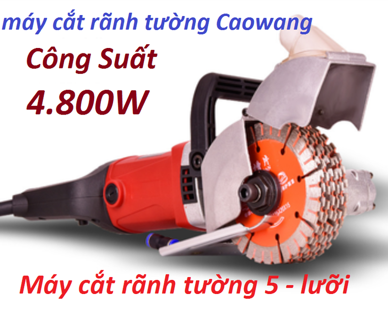MÁY CẮT RÃNH TƯỜNG-CAOWOANG  5 LƯỠI